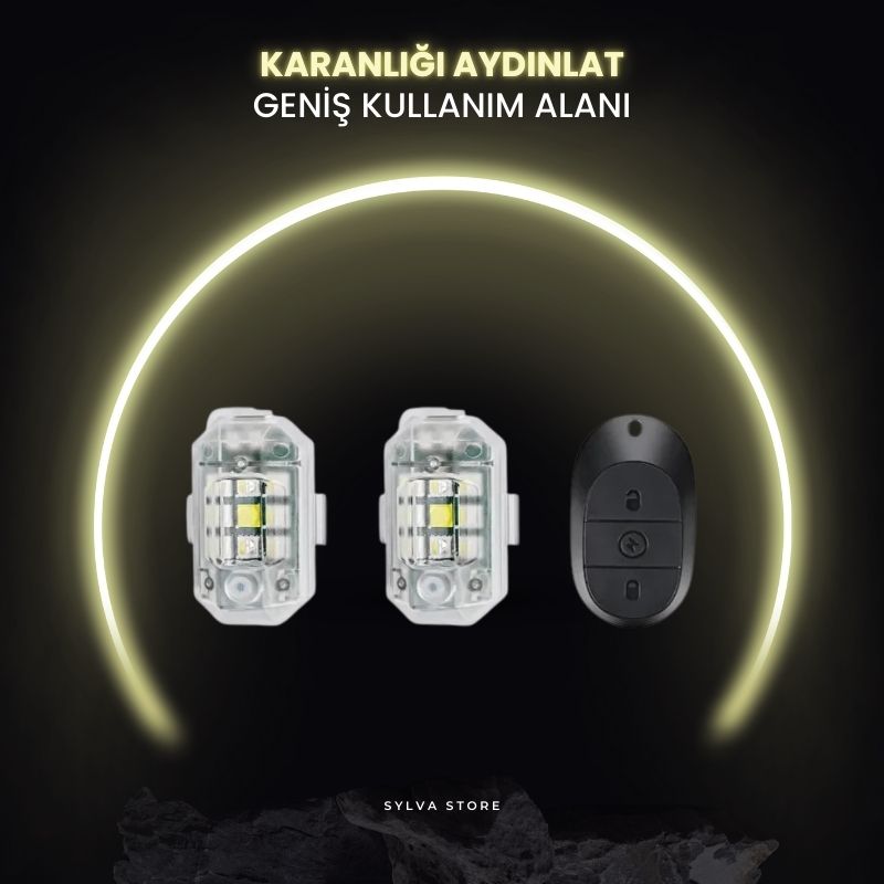 Uzaktan Kumandalı 2'li Çakar Led