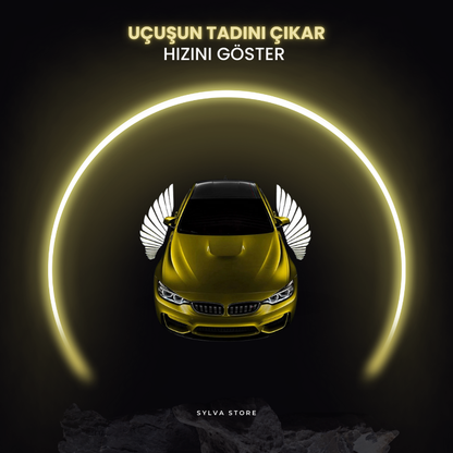 Melek Kanatlı Led Işığı