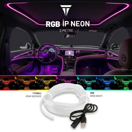 Araç İçi Torpido Ledi - RGB İp Led Silva Store