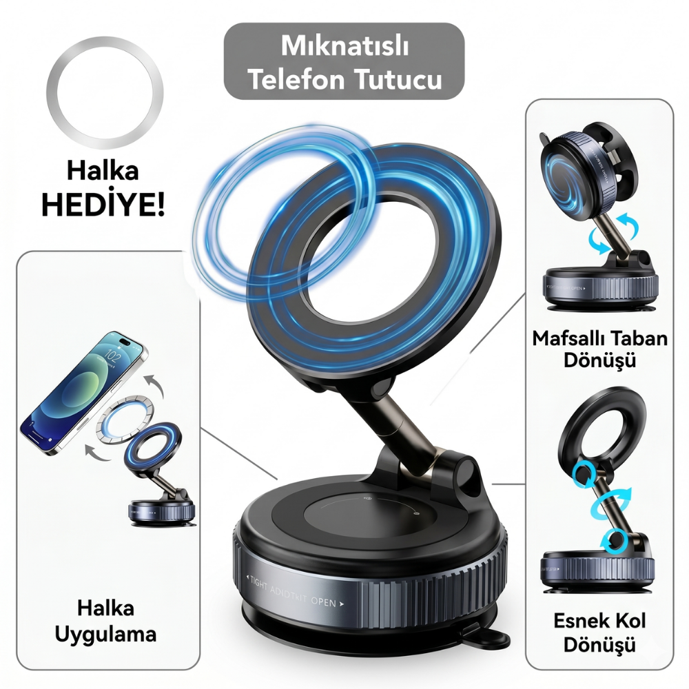 Silva Store - Vakumlu Telefon Tutacağı Silva Store