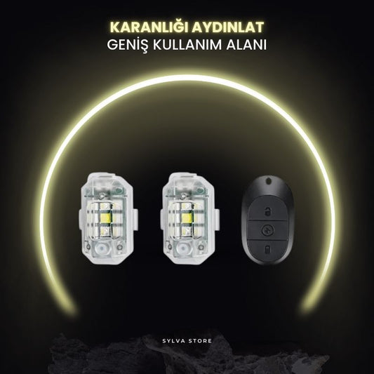 Uzaktan Kumandalı 2'li Çakar Led