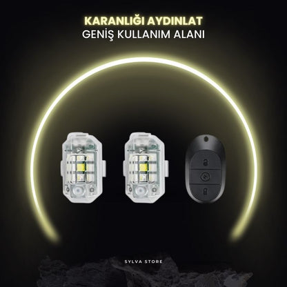 Uzaktan Kumandalı 2'li Çakar Led