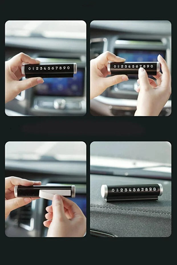 Metal Araç İçi Telefon Numaratör Silva Store